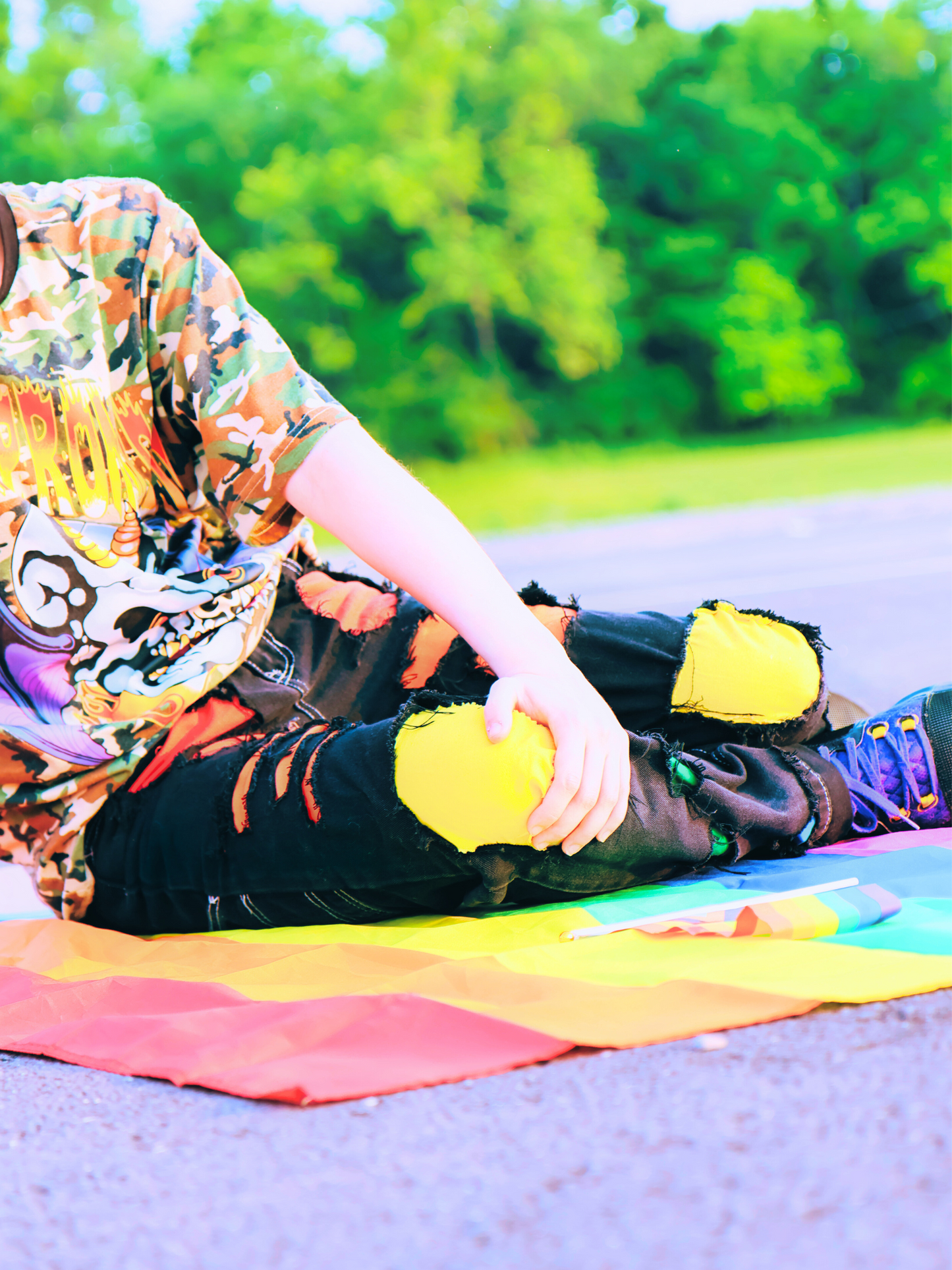 Rainbow Ripped Pride Jeans LGBTQIA+